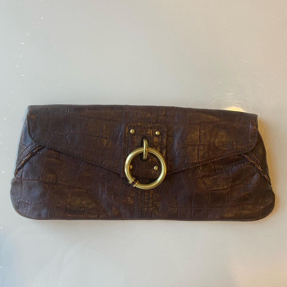 KENNETH COLE Leather Clutch